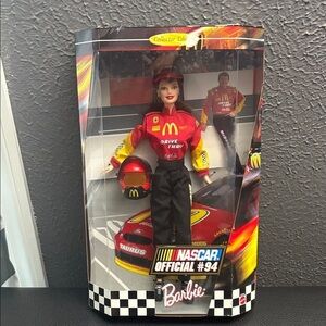 Barbie Doll Mcdonald's Nascar Racer Official #94 Bill Elliott Collectible 1999